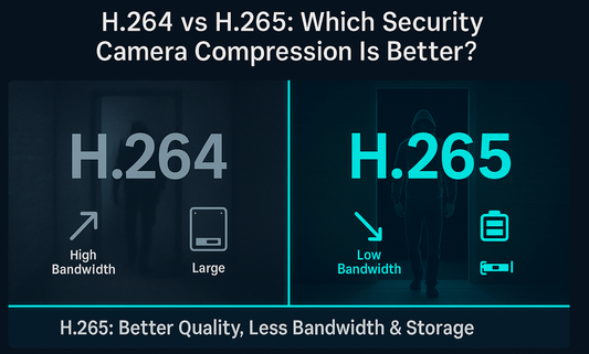 H.264 vs H.265 Compression in Security Cameras