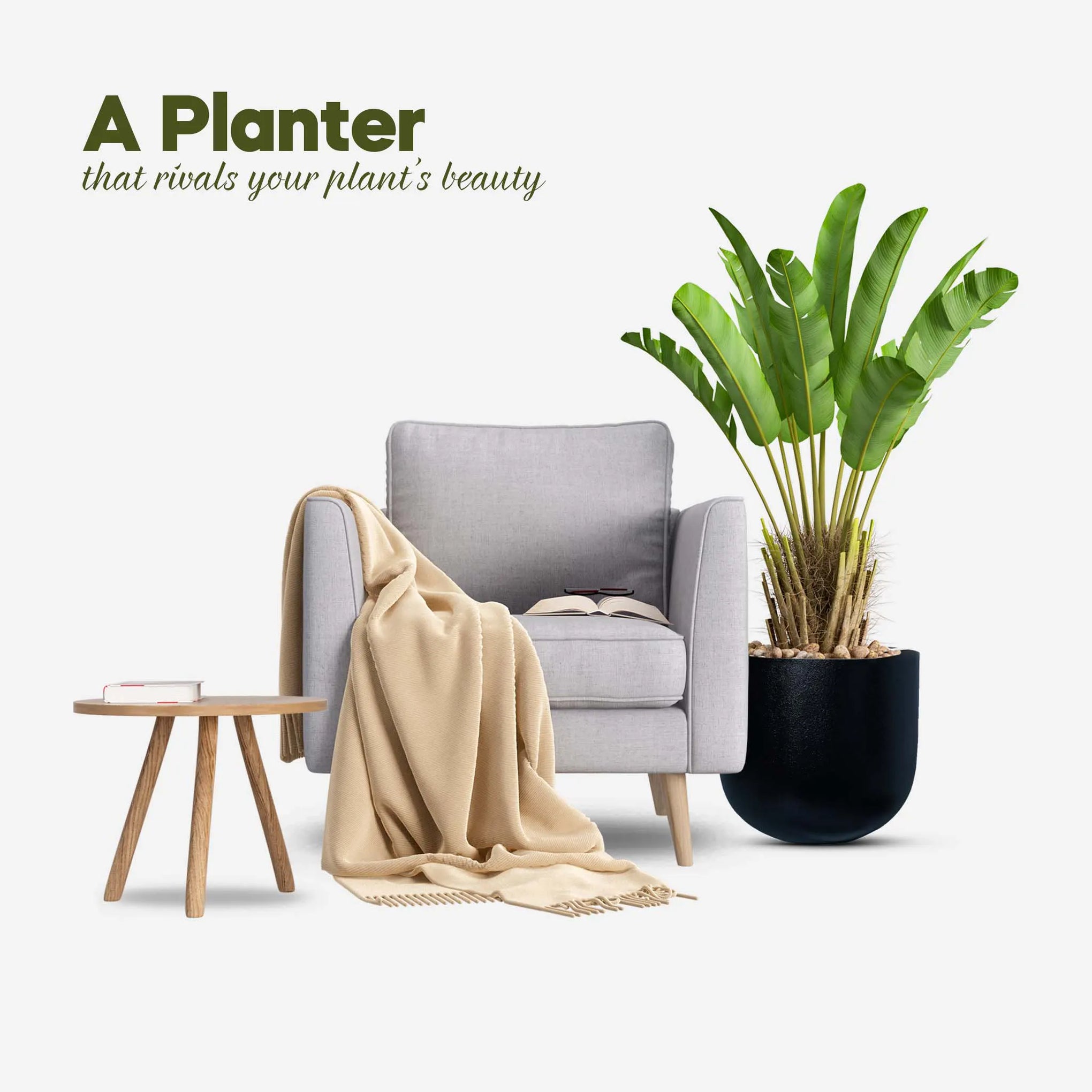 Fiberglass Planter-Large