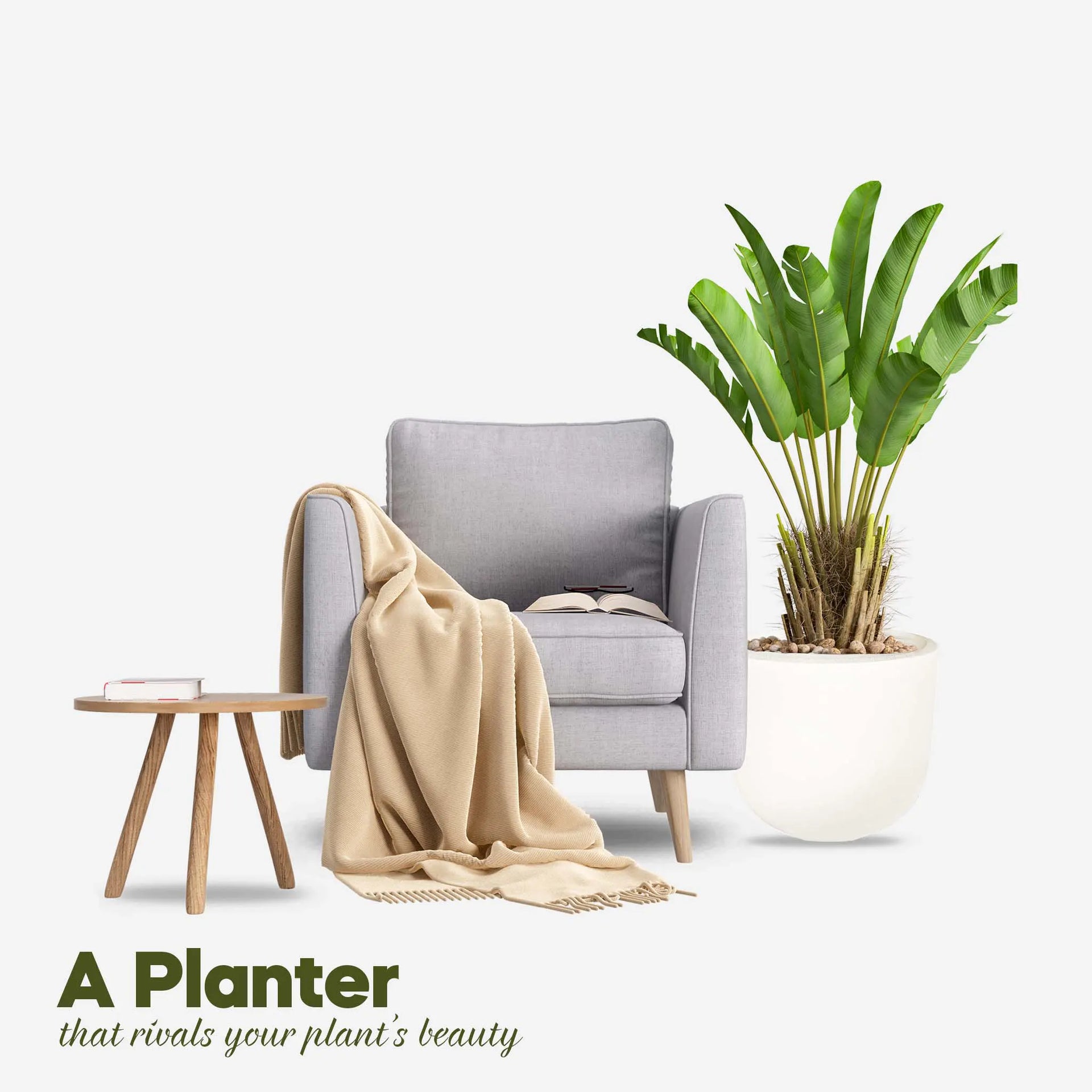 Fiberglass Planter-Large