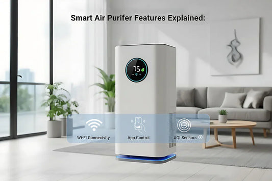 Smart Air Purifier Features Explained in Pakistan: Wi-Fi, App Control & AQI Sensors