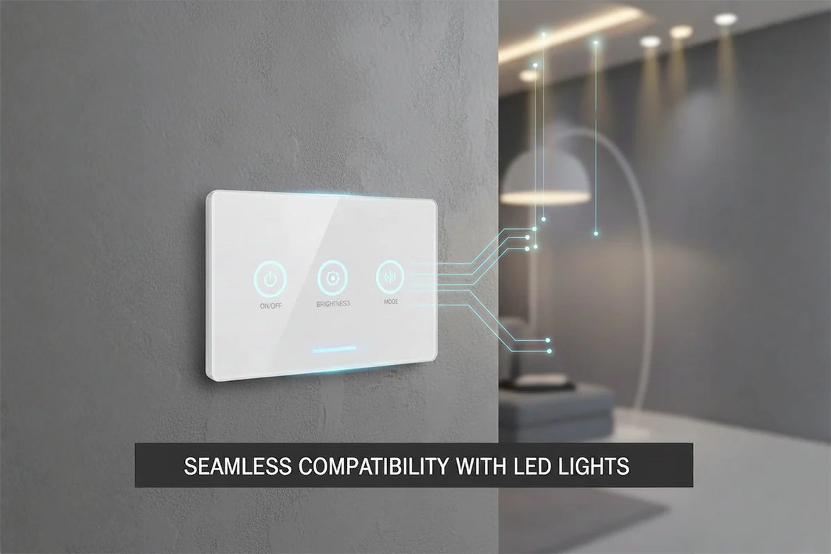 Are Smart Switches Compatible with LED Lights? – Okasha Smart