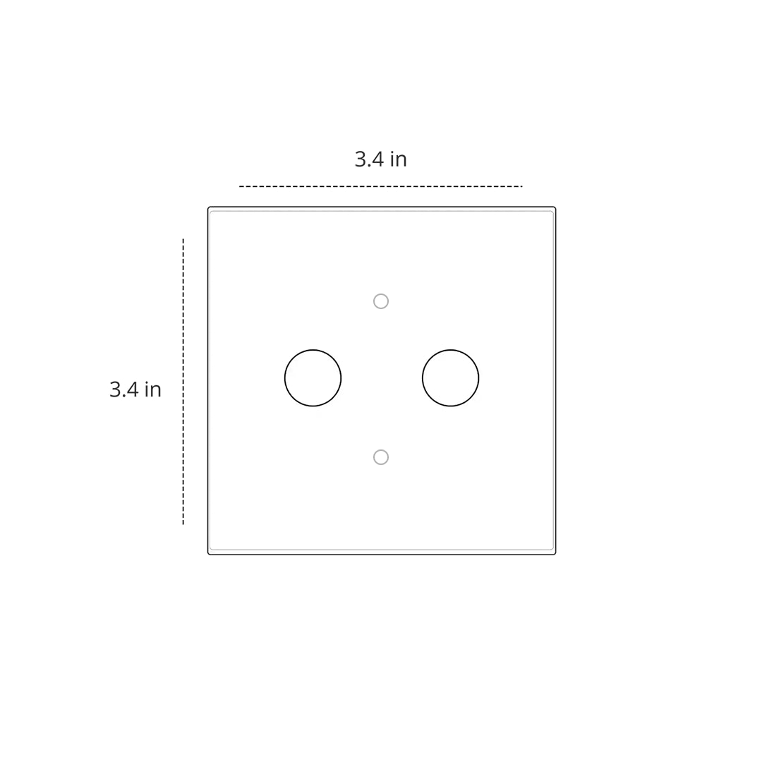 2 Gang Smart Sensor Switch CRYSTAL SERIES