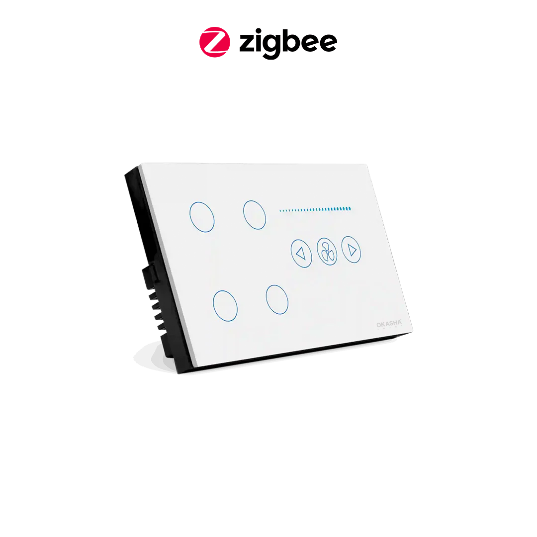 4 Gang+1 Fan Smart Switch CRYSTAL SERIES