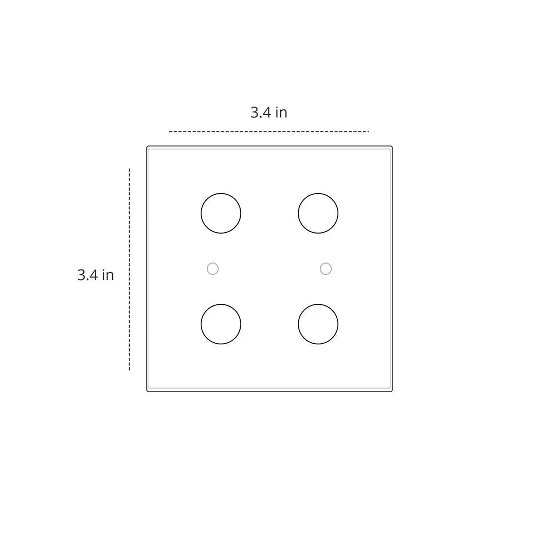 4 Gang Smart Sensor Switch CRYSTAL SERIES