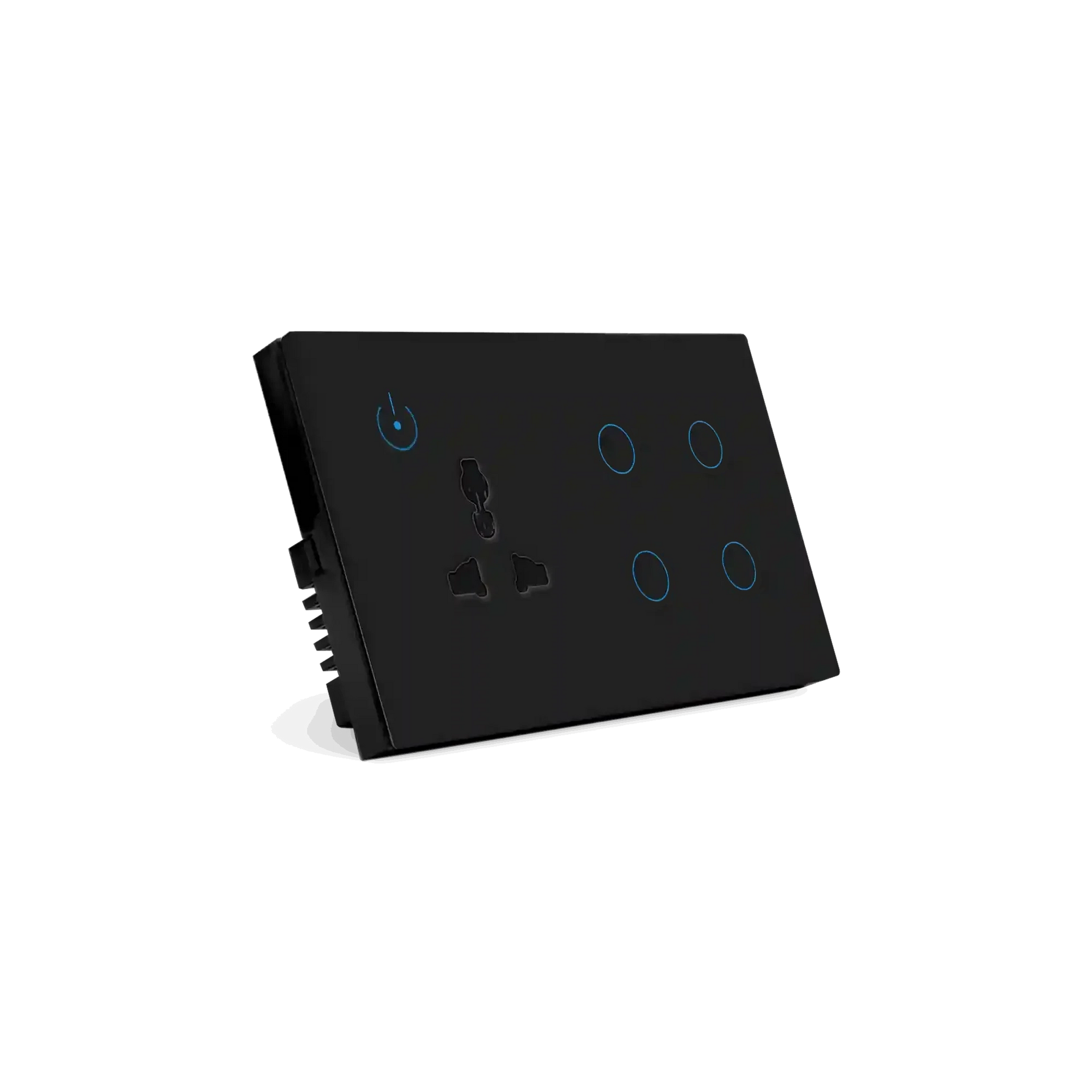4 Gang Touch Switch & Universal Socket CRYSTAL SERIES