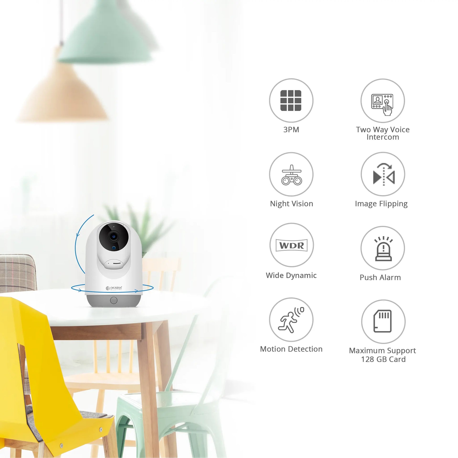 Smart Classic Security Camera – HD Surveillance in Pakistan – Okasha Smart