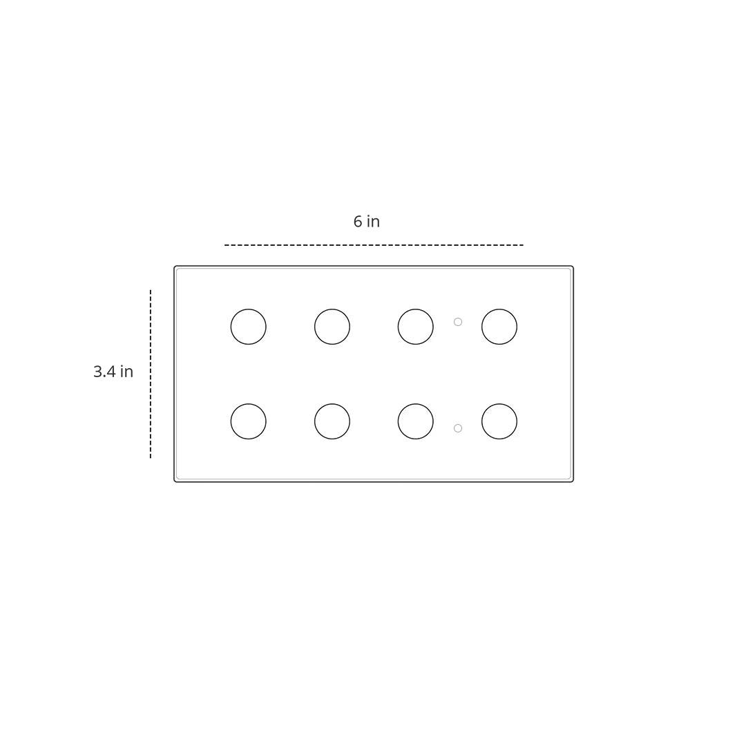 8 Gang Smart Sensor Switch CRYSTAL SERIES