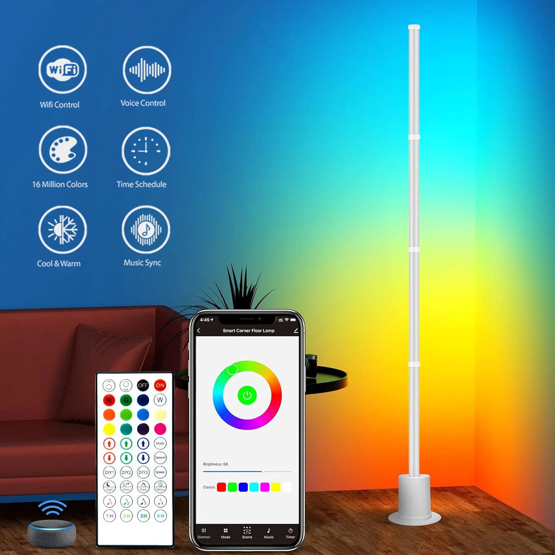 Smart RGB Corner Lamp 