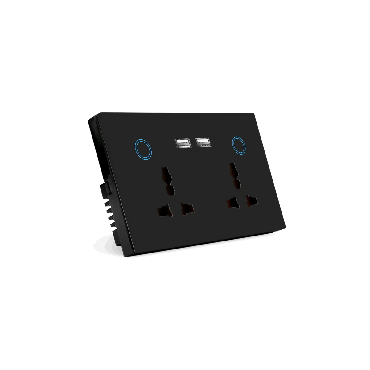Universal Socket Usb Dual Universal Sockets & USB CRYSTAL SERIES – Okasha Smart