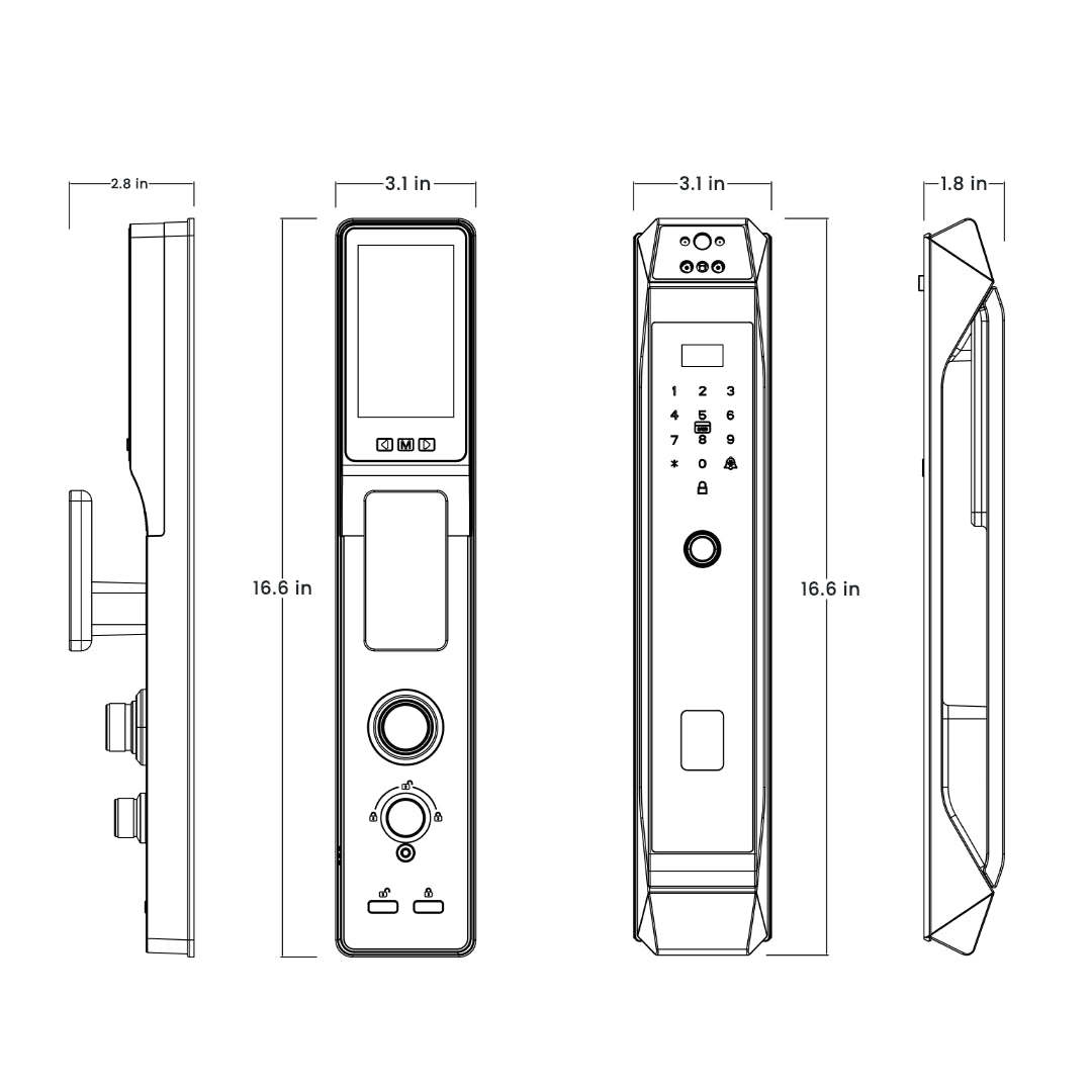 Smart AI Classy Door Lock
