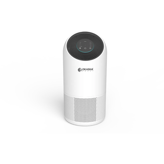 Okasha X300 air purifier front view white design