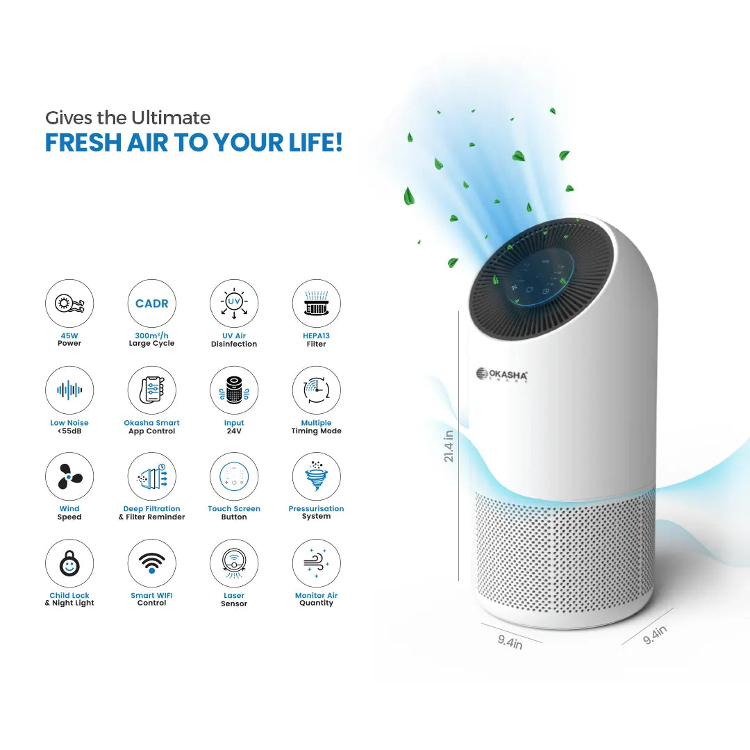 Okasha Smart Air Purifier-X300