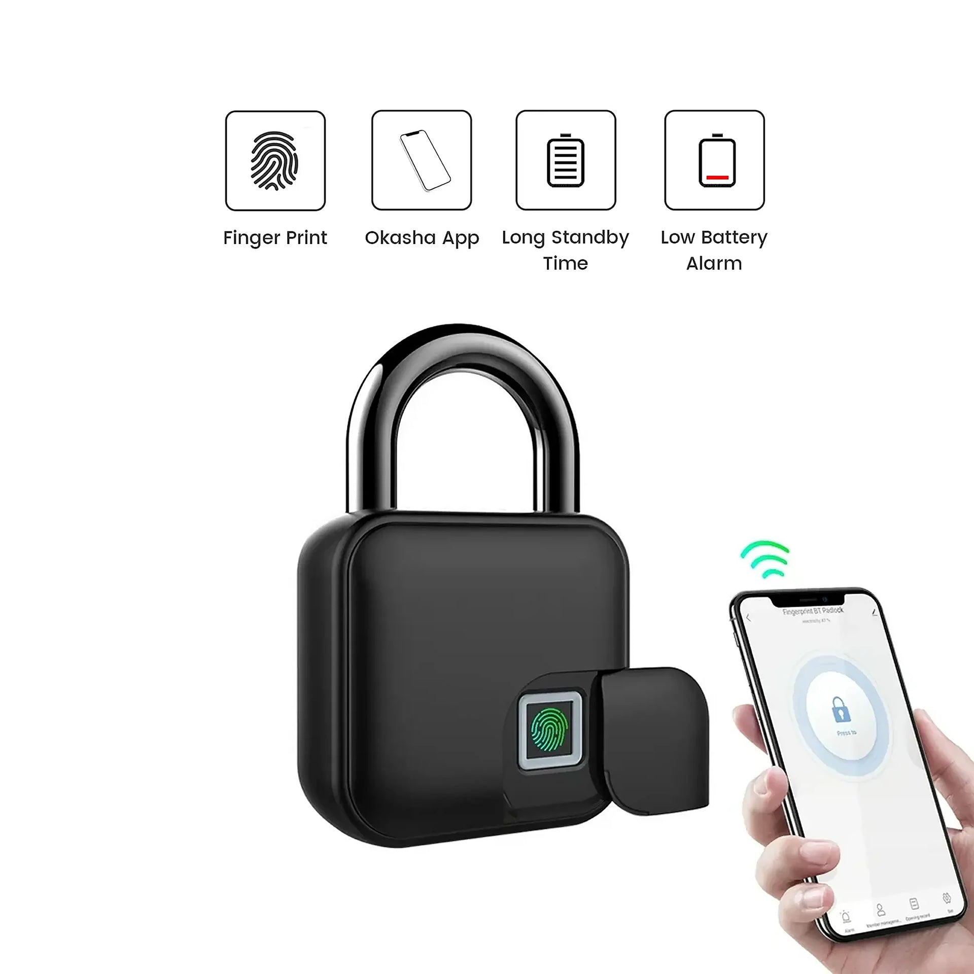 Smart Padlock – Okasha Smart
