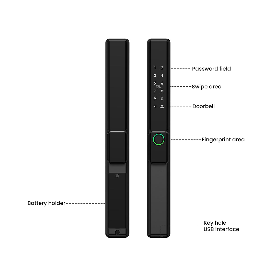 Sleek Waterproof Door Lock