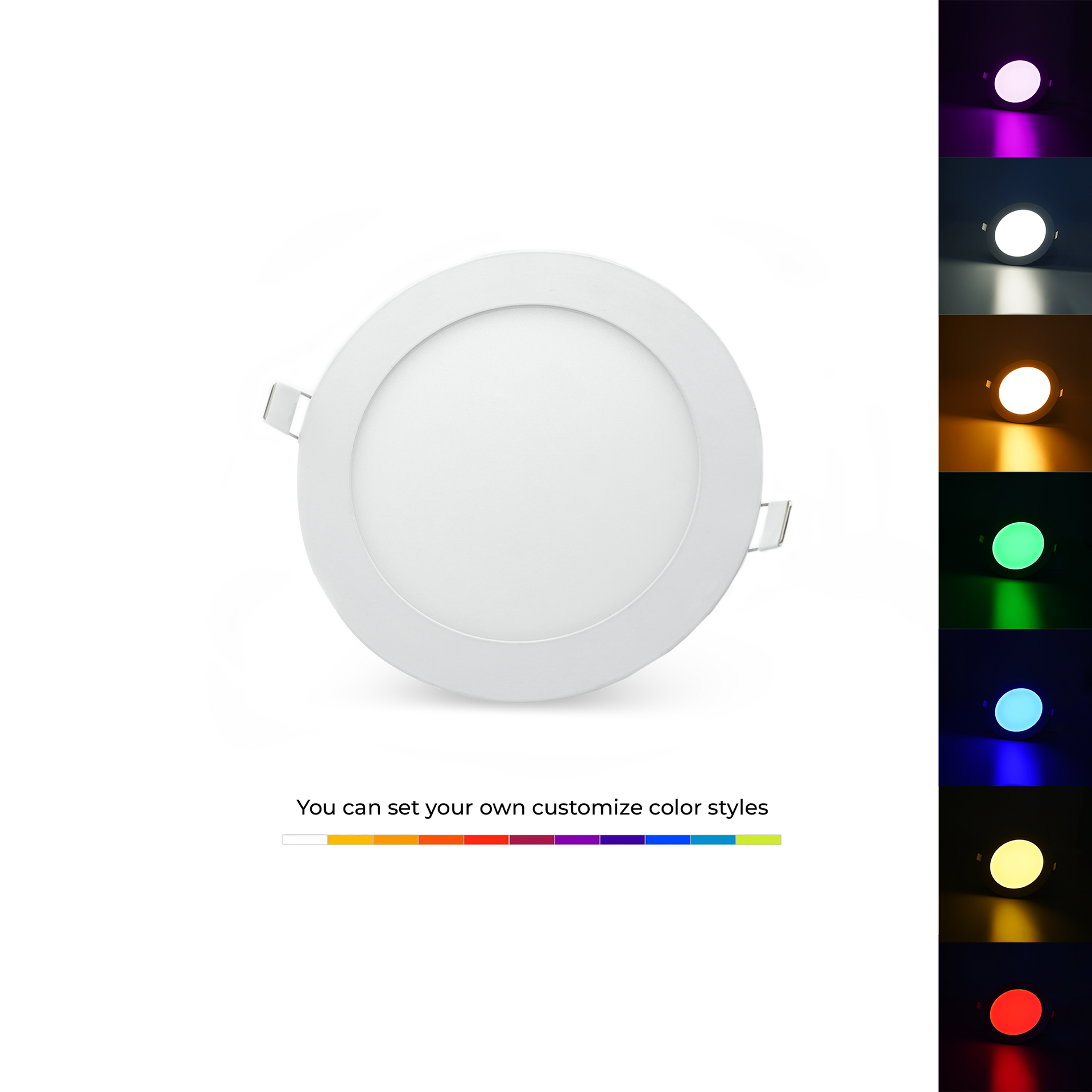 Slim RGB Downlight 12W