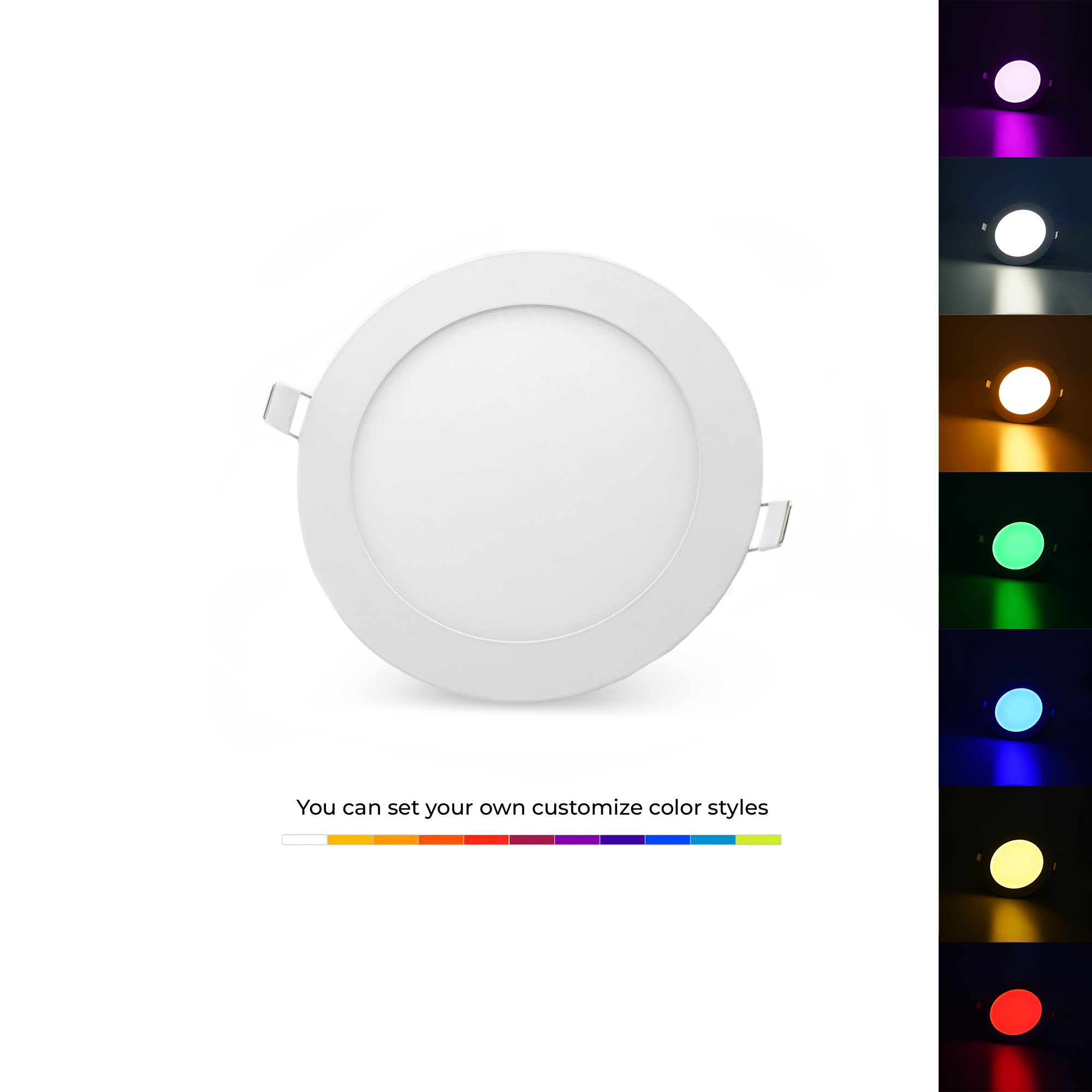 Slim RGB Downlight 6W-Wifi