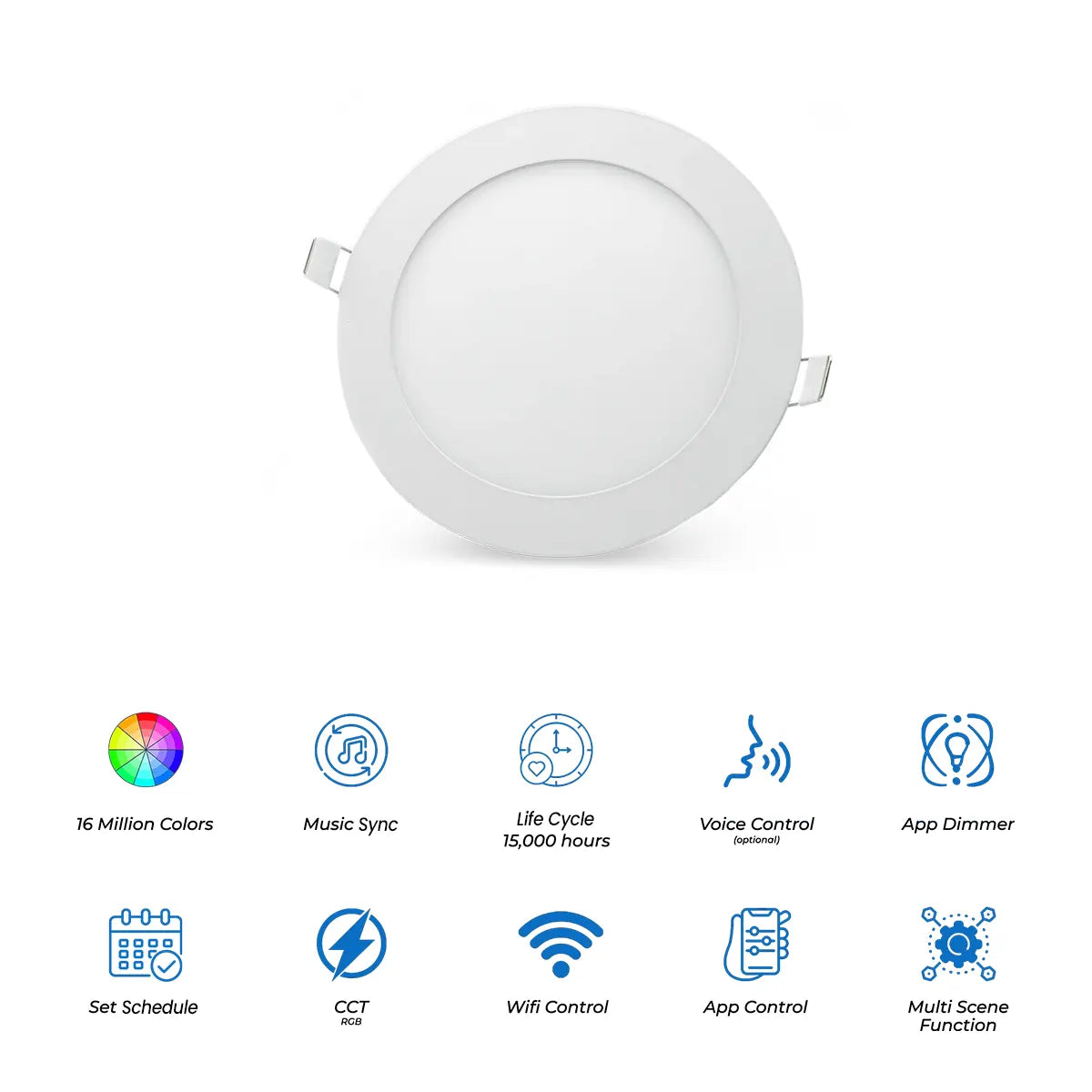 Slim RGB Downlight 18W
