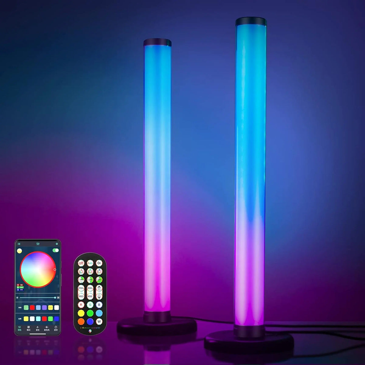 Smart Table Lamp Smart LED Light Bars RGB – Okasha Smart