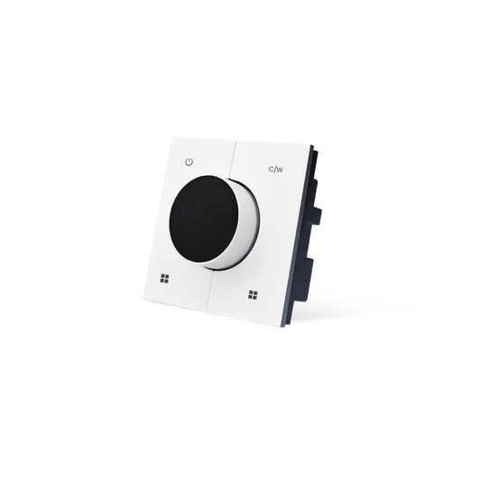 Okasha Smart Panel with Knob 2025 – Zigbee-enabled dual light control with C/W and dimming for Pakistani smart homes
