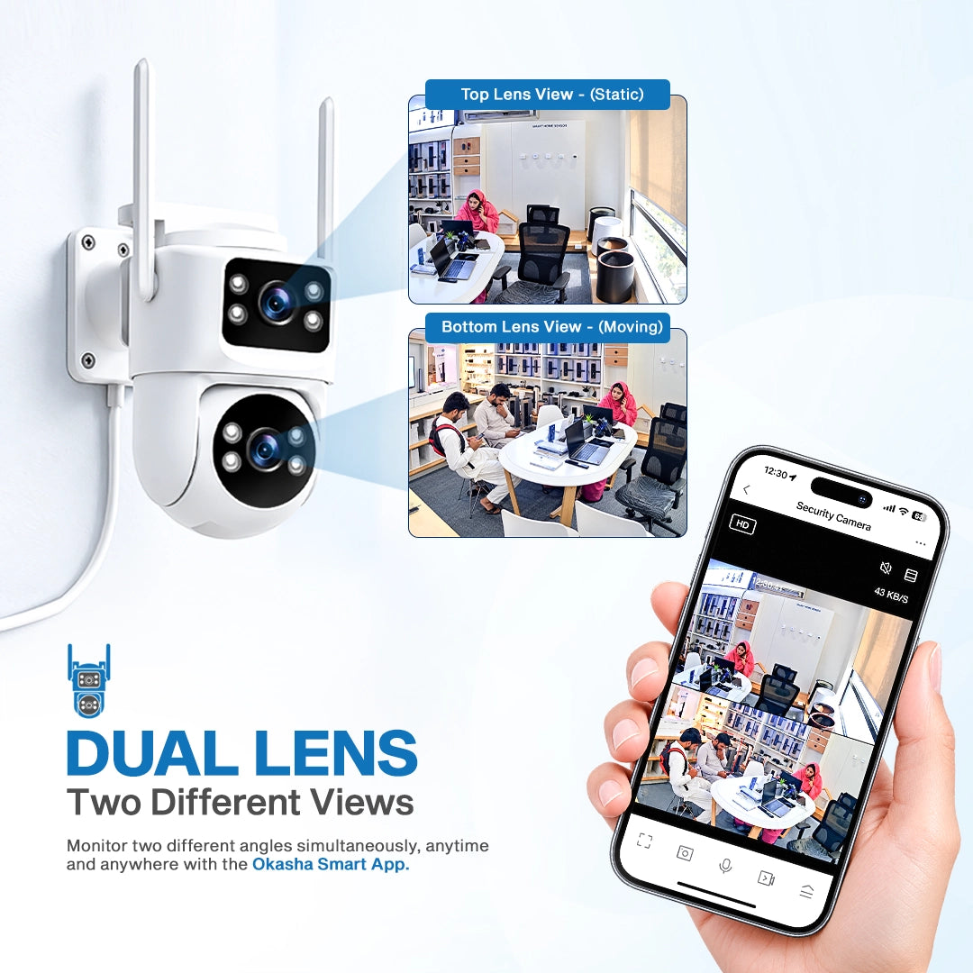 Smart PTZ Camera-2+2MP