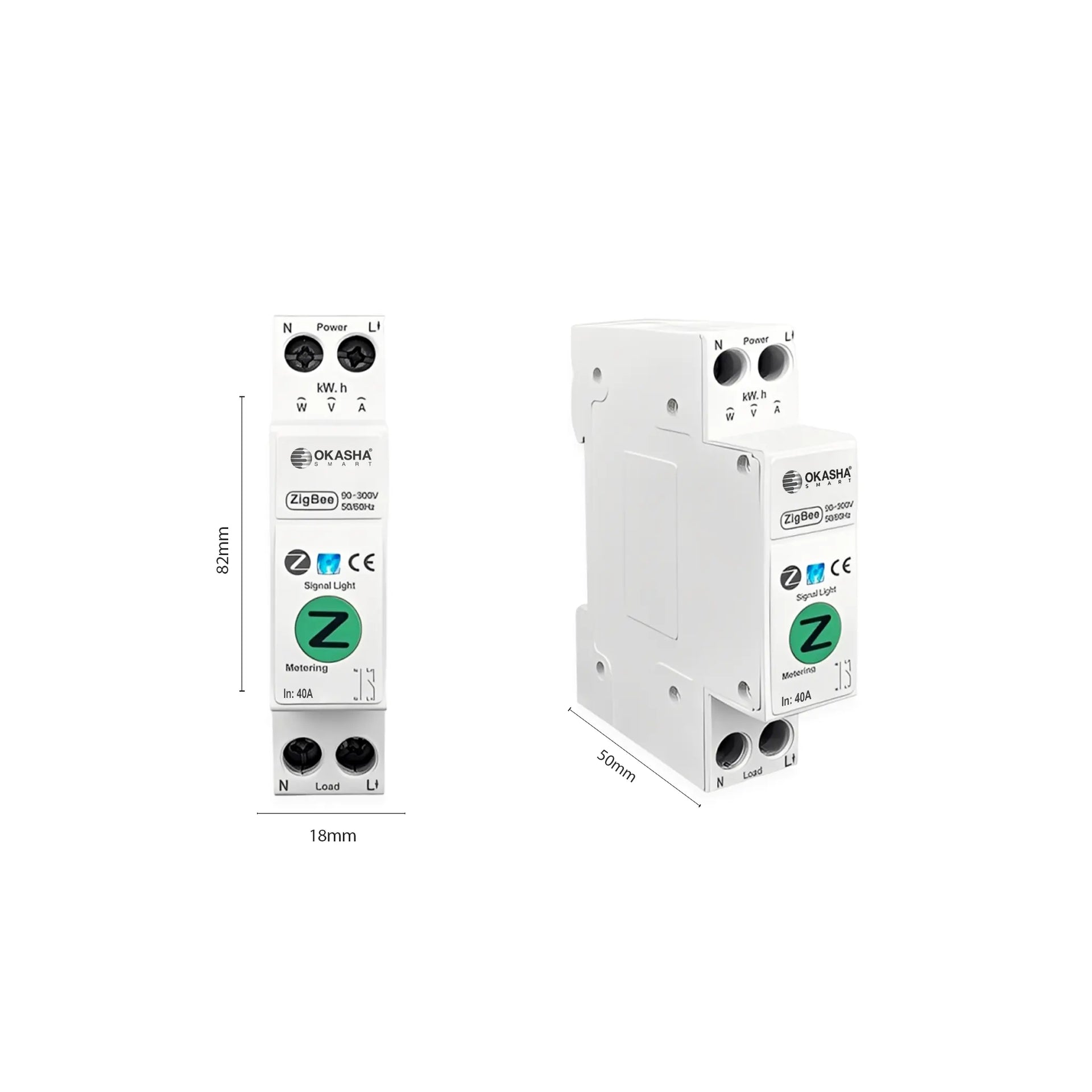 Zigbee Smart Power Switch-40A