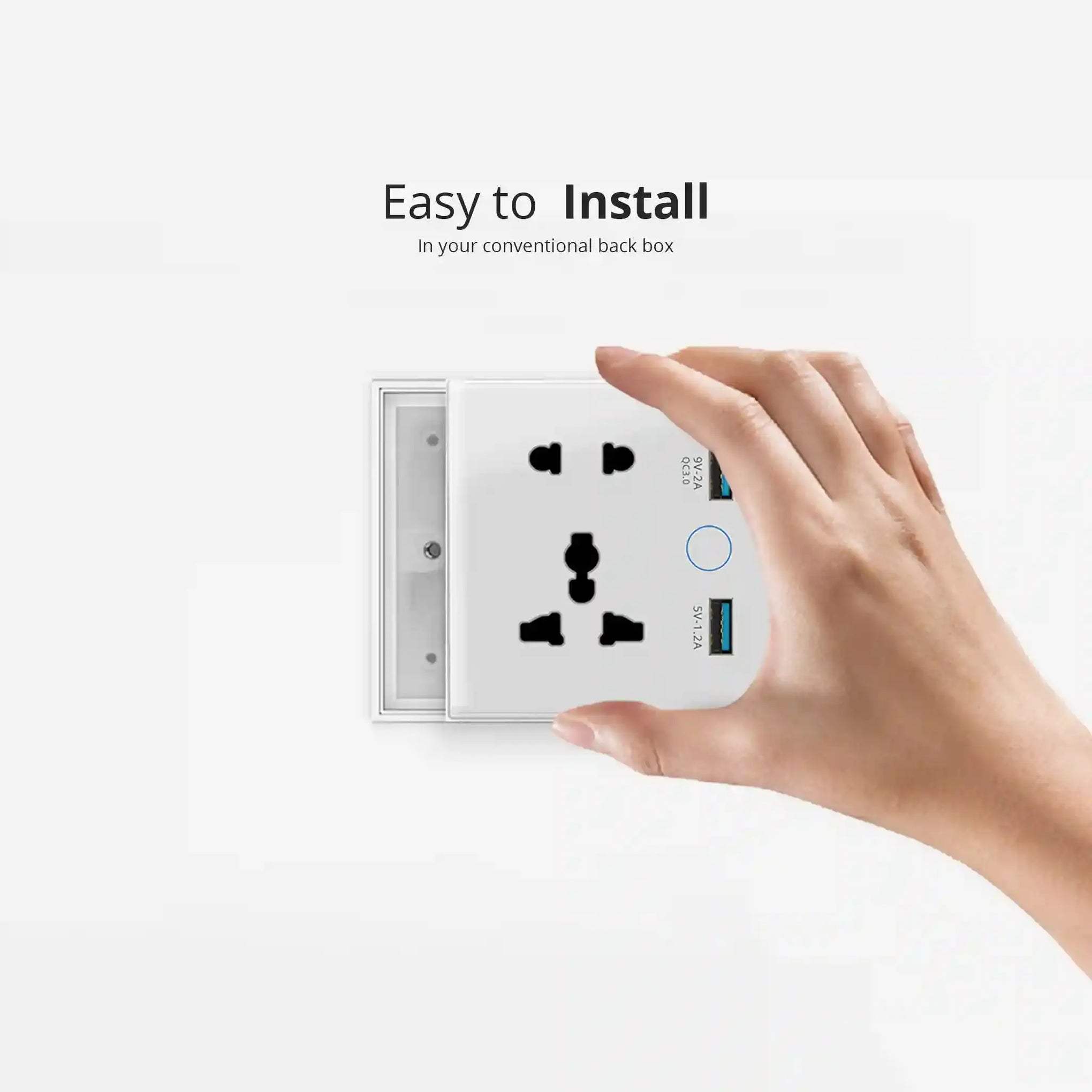 Universal Smart Socket with dual USB – Okasha Smart