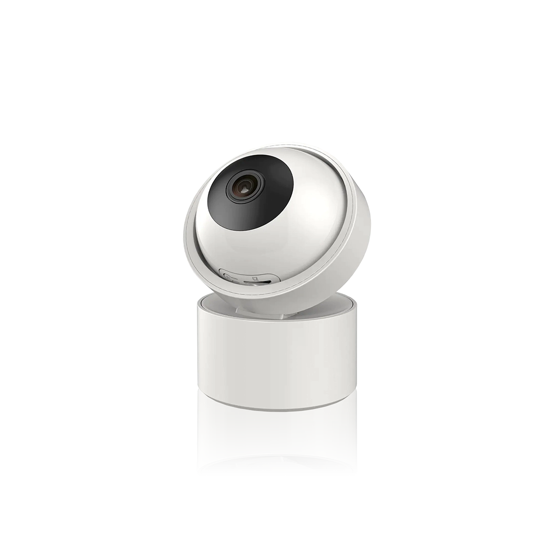 okashasmart full hd smart robot camera white color wide angle