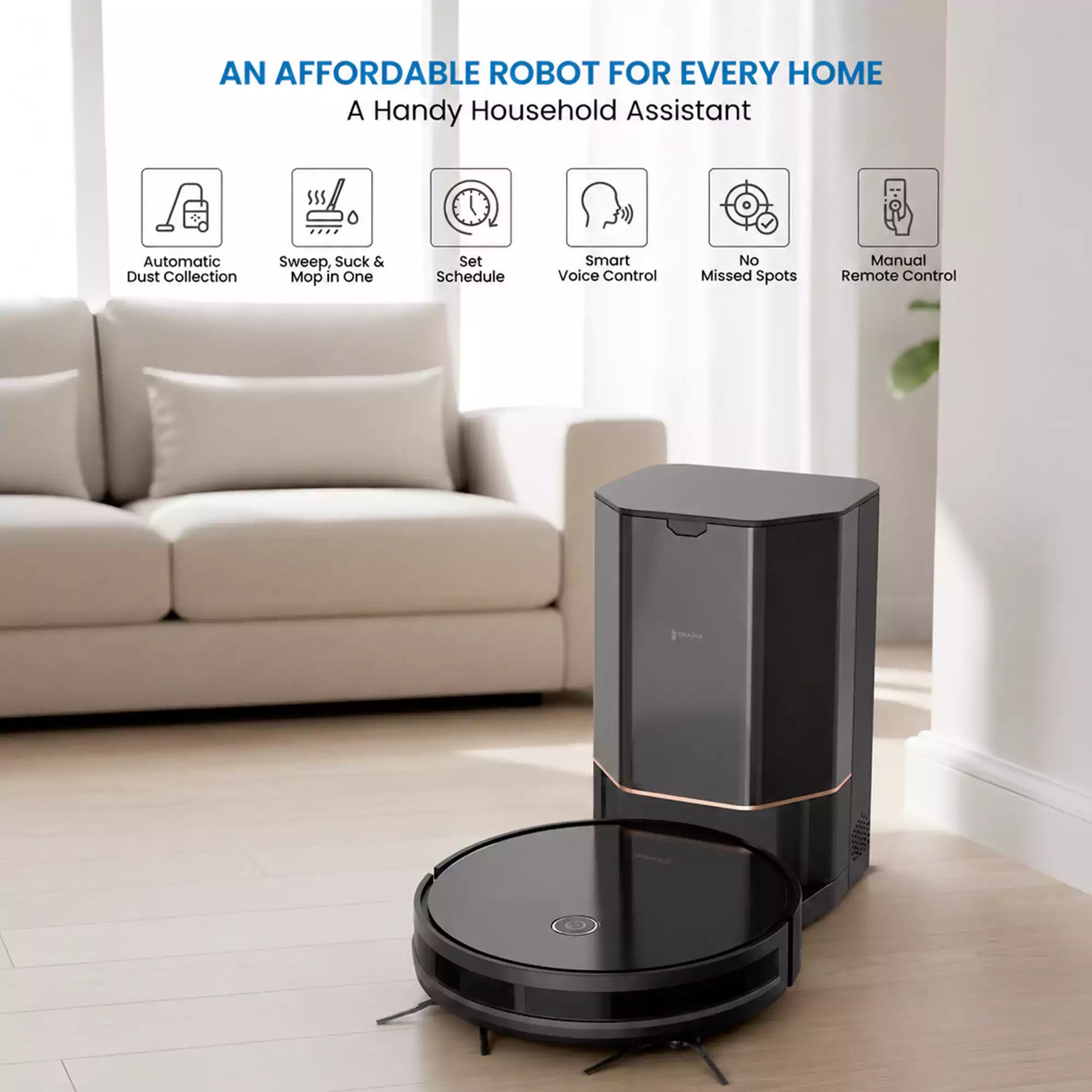 Smart Robot Vacuum Cleaner – Automated Cleaning for Modern Homes