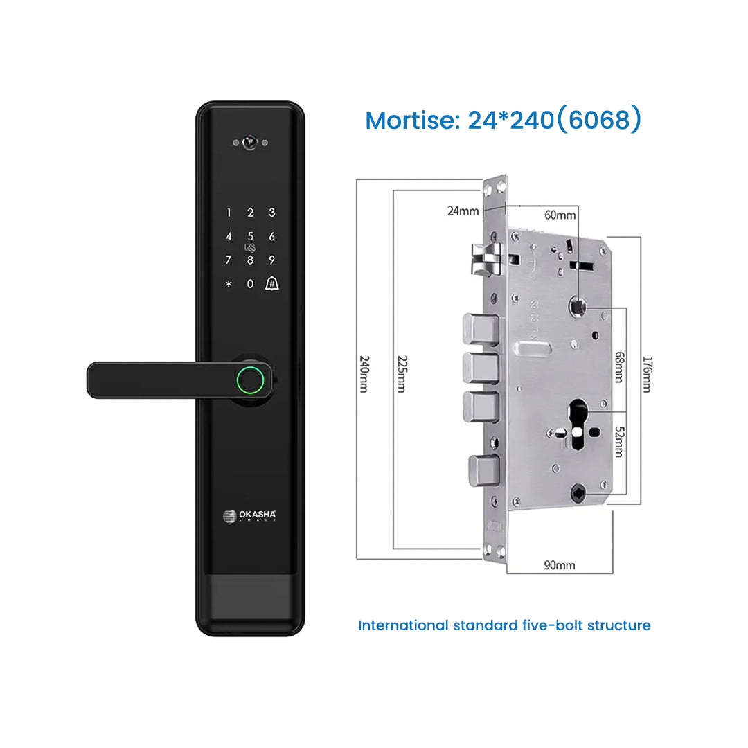 Smart Door Lock with Video Door Bell